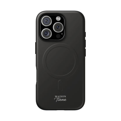 Coque Maison Tiana – Noir Divin – Collection Les Couleurs Sacrées – Design poétique et sacré