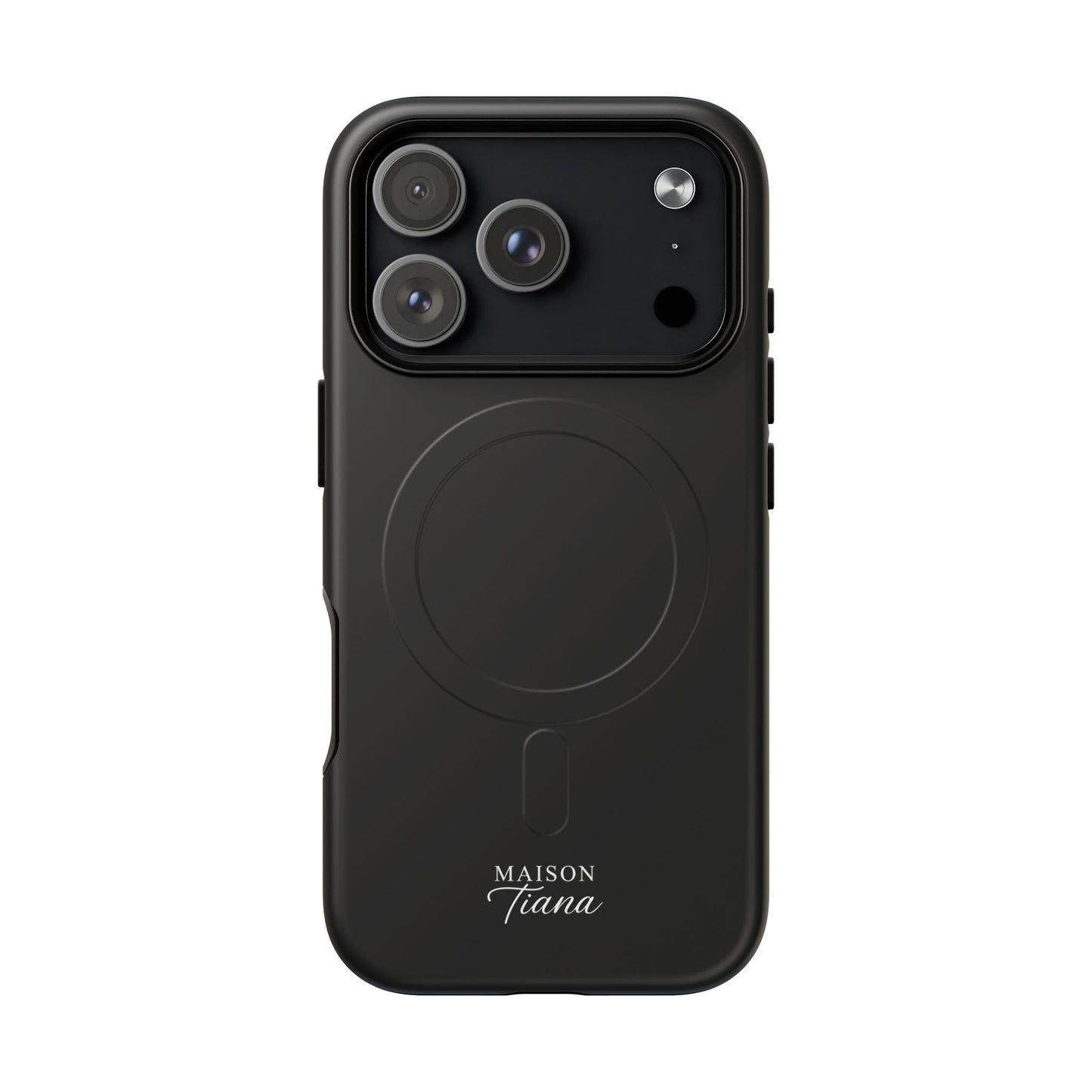 Coque Maison Tiana – Noir Divin – Collection Les Couleurs Sacrées – Design poétique et sacré