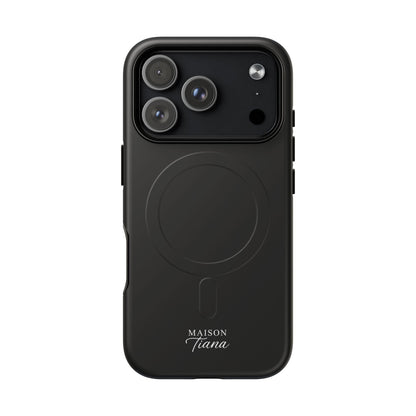 Coque Maison Tiana – Noir Divin – Collection Les Couleurs Sacrées – Design poétique et sacré