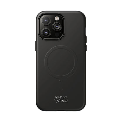 Coque Maison Tiana – Noir Divin – Collection Les Couleurs Sacrées – Design poétique et sacré