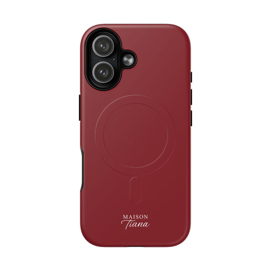 Coque Maison Tiana – Rouge Passion – Collection Les Couleurs Sacrées – Design poétique et sacré